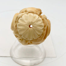 Load image into Gallery viewer, Cracked Chinese Zodiac Year of the Monkey Bone Bead| 30mm| Cream| Round| 1 Bead| - PremiumBead Alternate Image 7
