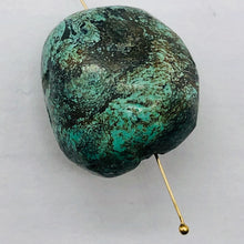 Load image into Gallery viewer, Genuine Natural Turquoise Focus or Master Bead| 49cts| 22x20x16| Blue Brown | 1|