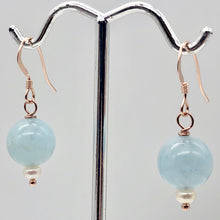 Load image into Gallery viewer, Aquamarine 14K Gold Filled Drop | 1 pair | Blue | 1 Earrings |