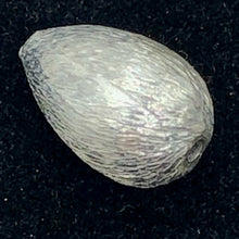 Load image into Gallery viewer, Designer Brushed Sterling Silver Teardrop Bead 10337