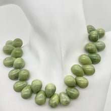 Load image into Gallery viewer, Lovely! Natural Chinese Peridot Pear Briolette Bead Stand! - PremiumBead Primary Image 1