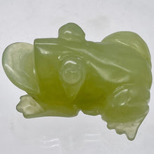 Load image into Gallery viewer, Jade Money Frog Carving | 2" Long | Green | 1 Figurine |