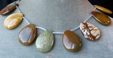 Load image into Gallery viewer, Rare Owyhee Jasper Flat Briolette Bead Strand 106213 - PremiumBead Alternate Image 4