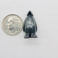 Load image into Gallery viewer, March of The Penguins Carved Hematite FIGURINE