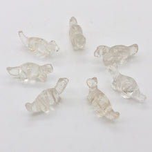 Load image into Gallery viewer, Dinosaur 2 Carved Quartz Diplodocus Beads | 25x11.5x7.5mm | Clear - PremiumBead Alternate Image 7