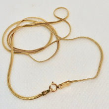 Load image into Gallery viewer, Italian! 14K Gold Foxtail Chain 20" Necklace 10017C - PremiumBead Primary Image 1
