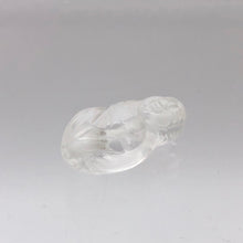 Load image into Gallery viewer, Intricately Carved Quartz Female Laughing Buddha Beads | 25x14x11.5mm | Clear - PremiumBead Alternate Image 5