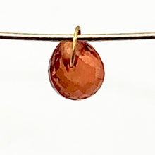 Load image into Gallery viewer, .74cts Natural Red Ruby 18K Briolette Bead Pendant | 5.5x4mm |