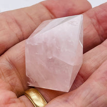 Load image into Gallery viewer, Rose Quartz Double Pyramid | 45x32mm | Pink | 1 Display Specimen