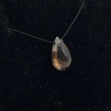 Load image into Gallery viewer, Taupe Sapphire Faceted Flat Briolette Bead, 9x6-7x5mm 5047 - PremiumBead Alternate Image 2