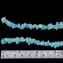 Load image into Gallery viewer, Glimmer Aqua Blue Apatite Nugget Bead 8 inch Strand 9883HS