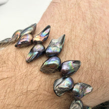 Load image into Gallery viewer, Hot Flaming Comet! Peacock Pearl Blister Strand - PremiumBead Alternate Image 5