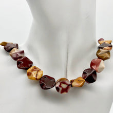Load image into Gallery viewer, So Sexy! Wavy Disc Mookaite 16x5mm Bead Strand!! - PremiumBead Primary Image 1