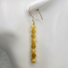 Load image into Gallery viewer, Tigereye 14K Gold Filled Earrings | 2 Inch Drop | Golden |