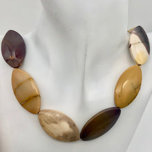 Load image into Gallery viewer, Australian Mookaite 40x20x6mm Marquise cut Bead Strand - PremiumBead Alternate Image 2