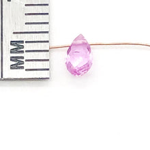 Load image into Gallery viewer, AAA Natural Brilliant Pink Sapphire .25cts Briolette Bead | 1 Bead |