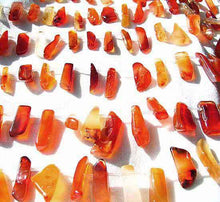 Load image into Gallery viewer, Designer 6 Wild Natural Carnelian Drop 20x6x5mm to 32x11x6mm Beads 8972 - PremiumBead Primary Image 1