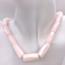 Load image into Gallery viewer, Mangano Pink Calcite Faceted Tube Bead 15" Strand | AAA Quality | 20x10mm | - PremiumBead Primary Image 1