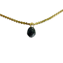 Load image into Gallery viewer, .82cts Natural Black Conflict Free Diamond 18K Pendant | 3/8 Inch Long |