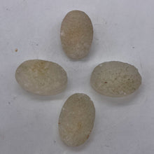 Load image into Gallery viewer, Druzy Quartz Oval Bead 16" Strand | 31x21x9mm | White Crystal | 13 Beads }