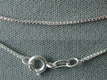Load image into Gallery viewer, Italian 22" Sterling Silver Fine Box Chain 1mm 109734 - PremiumBead Primary Image 1