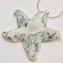 Load image into Gallery viewer, Tree Agate Carved Starfish Pendant Bead - PremiumBead Primary Image 1