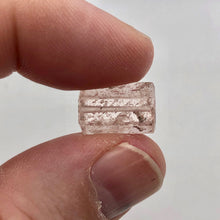 Load image into Gallery viewer, 15.1cts Morganite Pink Beryl Hexagon Cylinder Bead | 15x10mm | 1 Bead | 3863A - PremiumBead Primary Image 1