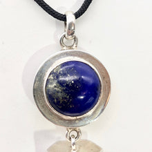 Load image into Gallery viewer, Natural Quartz Crystal & Genuine, Untreated Lapis Pendant 002593 - PremiumBead Alternate Image 5