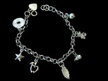 Load image into Gallery viewer, Italian! Jingle 6" Solid 5.9 Gram Sterling Silver Charm Bracelet 9976A - PremiumBead Primary Image 1