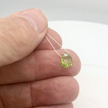 Load image into Gallery viewer, Peridot Faceted Briolette Bead | 2 cts | 8x6x5mm | Green | 1 bead | - PremiumBead Alternate Image 4