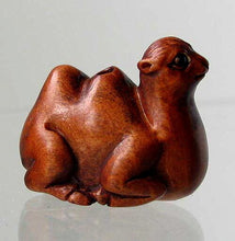 Load image into Gallery viewer, Carved Boxwood Resting Desert Camel Ojime/Netsuke Bead - PremiumBead Primary Image 1