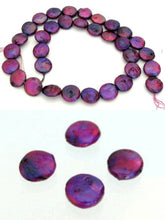 Load image into Gallery viewer, 4 Magenta Madness Freshwater Coin Pearls 7276 - PremiumBead Alternate Image 3