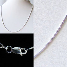 Load image into Gallery viewer, Italian 6.5 G Silver 1mm Snake Chain 24&quot; Necklace 10031E - PremiumBead Primary Image 1

