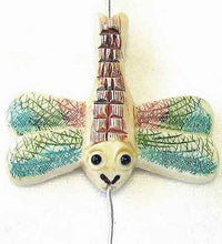 Load image into Gallery viewer, Flutter Hand Carved Dragonfly Centerpiece Bead 4830I - PremiumBead Primary Image 1