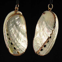 Load image into Gallery viewer, Exotic! 24K Gold Embellished Shell Pendant! 9930A - PremiumBead Primary Image 1