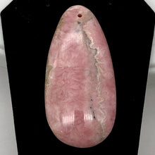Load image into Gallery viewer, Natural Lacy Pink Rhodochrosite Pendant Bead | 60x30mm| Pink | Teardrop | 1 Bd |