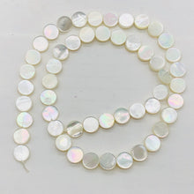 Load image into Gallery viewer, Hot Natural Mother of Pearl Shell Bead Strand | 8x2 mm | 51 Pearls |