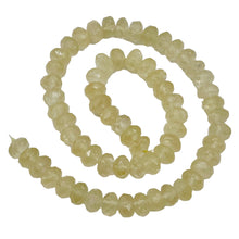 Load image into Gallery viewer, Rare Yellow Calcite Faceted Roundel Beads Strand | 10x5mm | 65 Beads |
