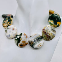 Load image into Gallery viewer, Ocean Jasper Graduated Round | 21x9 to 32x9 mm | Multi-color | 15 Beads