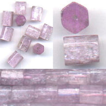 Load image into Gallery viewer, 1 Premium Pink Kunzite 8x12mm Hexagon Tube 394 - PremiumBead Alternate Image 9