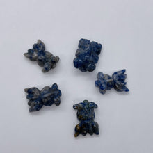 Load image into Gallery viewer, Swimmin' Hand Carved Sodalite Goldfish Bead Figurine