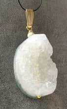 Load image into Gallery viewer, Crystal Fields Ocean Jasper Oval Druzy & 14k Gold Filled Pendant, 1 7/8" 507114B - PremiumBead Alternate Image 8