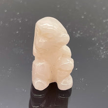 Load image into Gallery viewer, Adorable 1 Carved Rose Quartz Monkey Animal Bead | 20.5x12x11mm | Pink