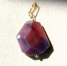 Load image into Gallery viewer, Sexy & Exotic Faceted Oval Mauve Botswana Agate 14Kgf Pendant 5626P3 - PremiumBead Alternate Image 2