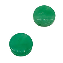 Load image into Gallery viewer, Radiant 2 Natural Chrysoprase Agate 12x5mm Coin Beads 9574B