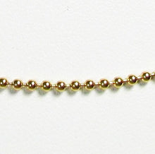 Load image into Gallery viewer, Italian! 18&quot; Vermeil 1.5mm Bead Chain 110014A - PremiumBead Alternate Image 3
