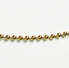 Load image into Gallery viewer, Italian! 18" Vermeil 1.5mm Bead Chain 110014A - PremiumBead Alternate Image 3