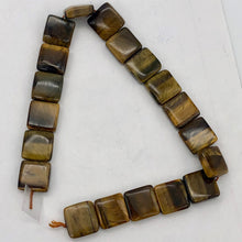 Load image into Gallery viewer, Wildly Exotic Tigereye Square Coin Bead 8 inch Strand for Jewelry Supplies - PremiumBead Primary Image 1