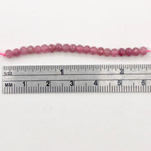 Load image into Gallery viewer, Tourmaline Faceted Roundel Beads | 4x3mm | Pink | 20 Bead(s)