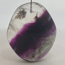 Load image into Gallery viewer, Fluorite Freeform Pendant Bead Dramatic Purple/Teal 5432M - PremiumBead Primary Image 1